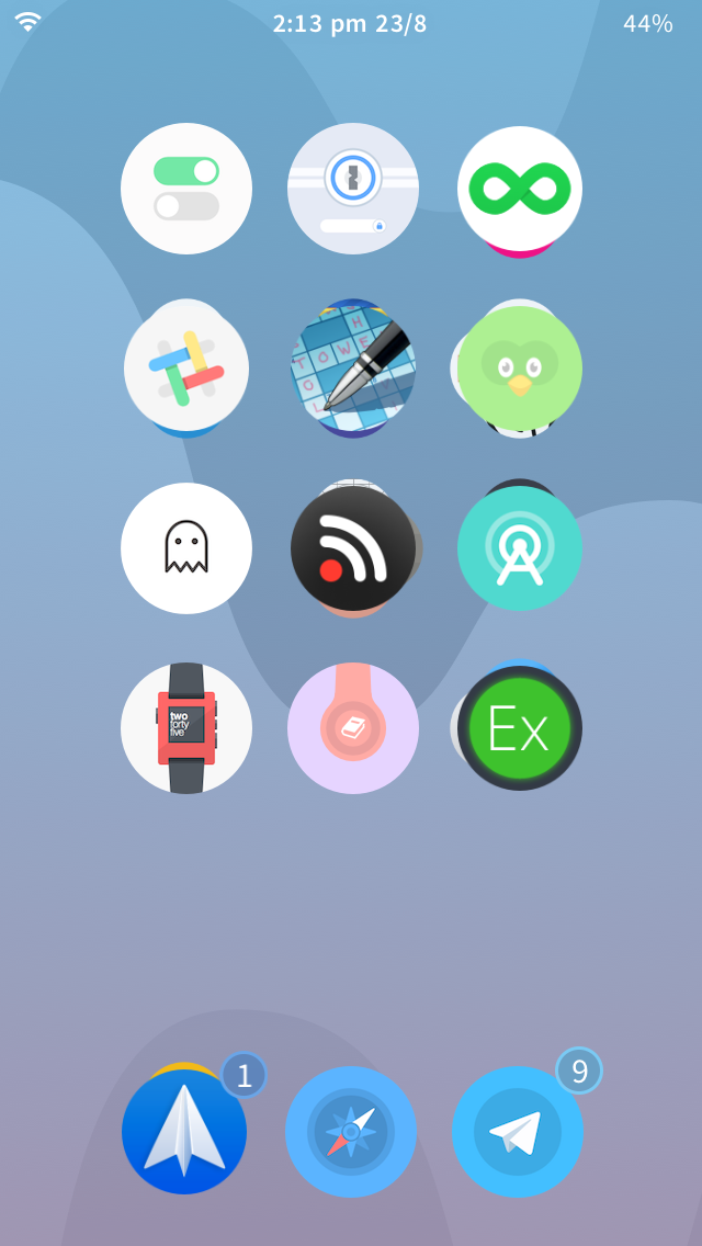 August homescreen