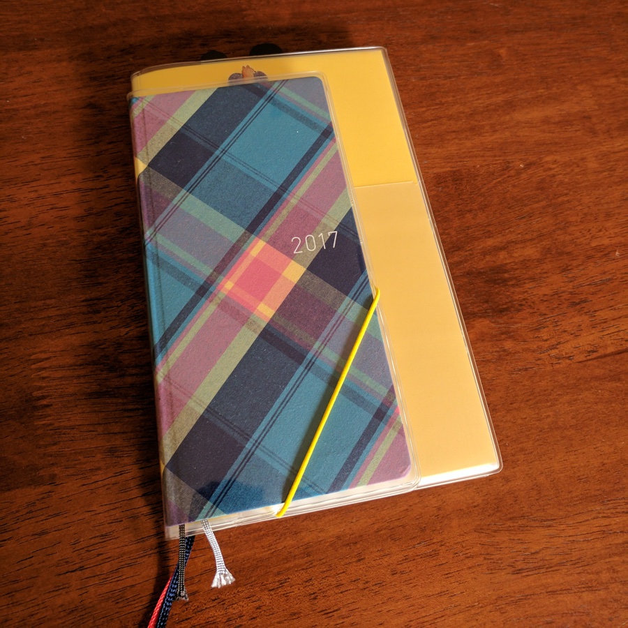 Jibun Techo A5 slim on top of Hobonichi Weeks