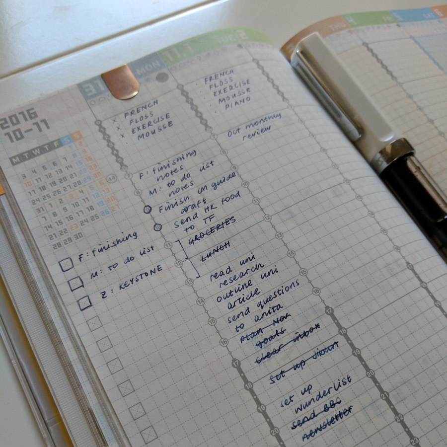 Jibun weekly page